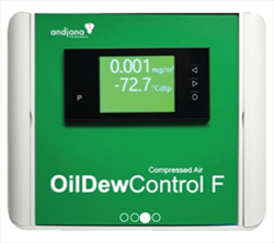Thiết bị đo nồng độ hơi dầu và nhiệt độ điểm đọng sương khí nén Andjana OilDewControl ODC-F